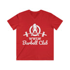Classic Black Logo - Men's Fitted V-Neck Short Sleeve Tee