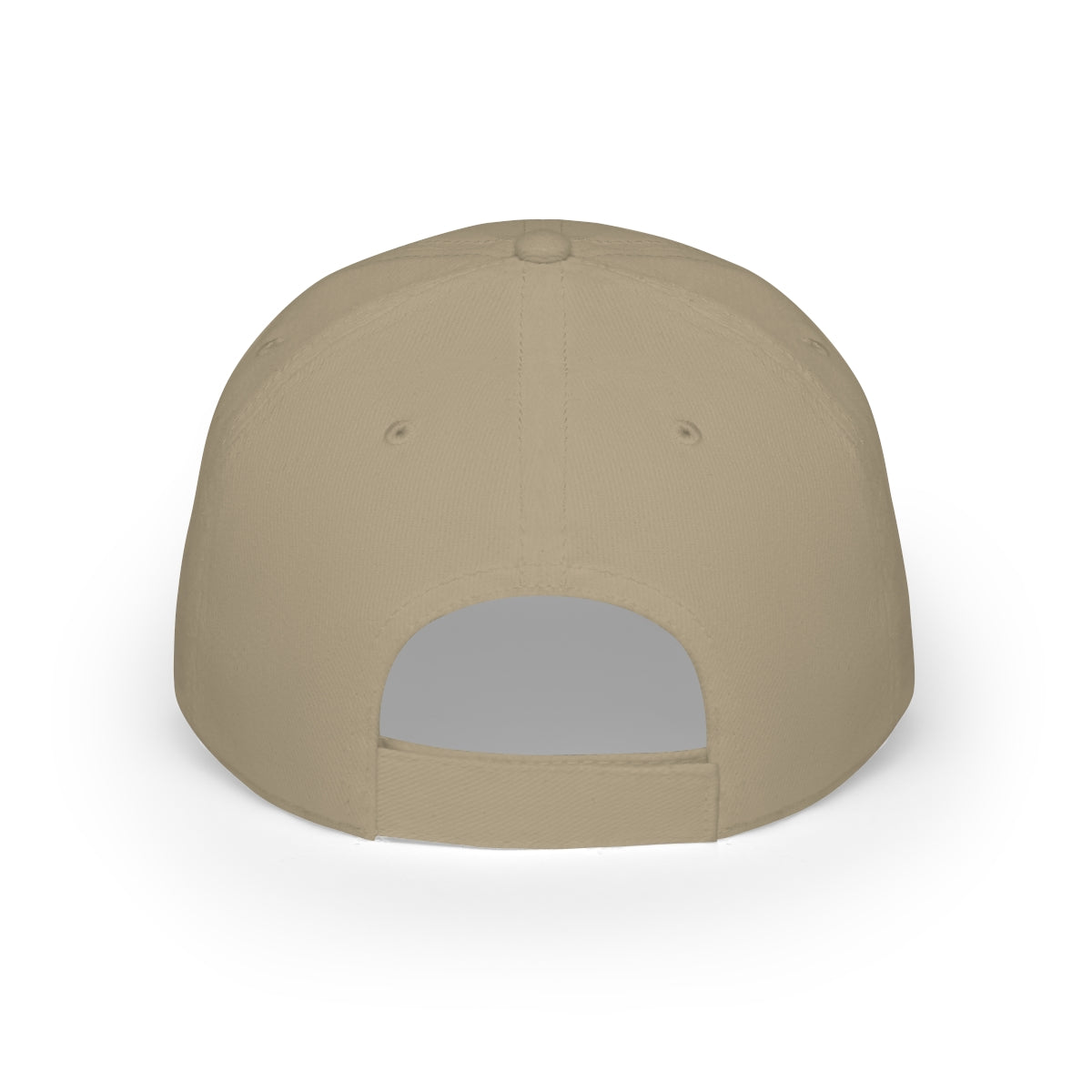 Low Profile Baseball Cap - Distressed Black Logo