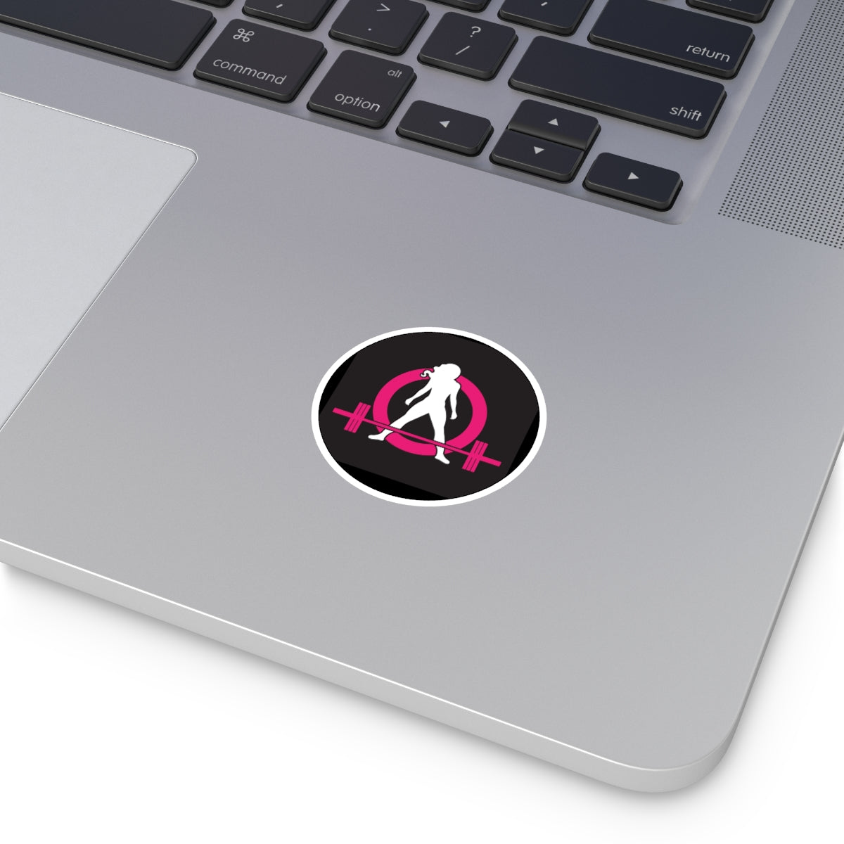 Round Stickers, Indoor\Outdoor - Classic Black Logo