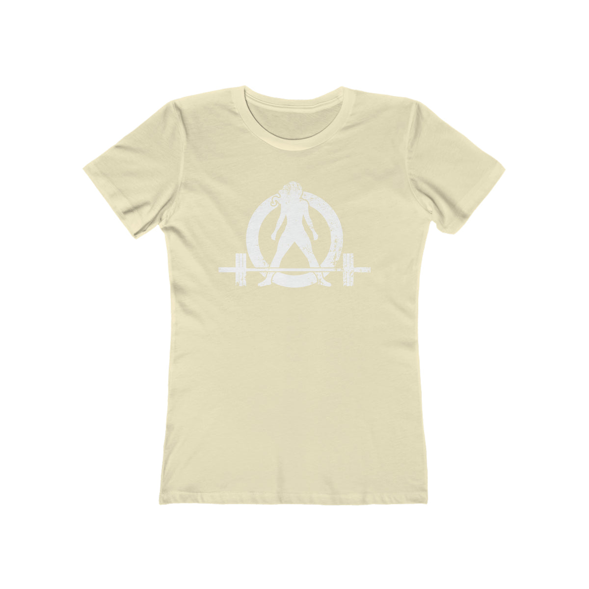 Women's The Boyfriend Tee - Distressed White Logo