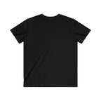 Classic Black Logo - Men's Fitted V-Neck Short Sleeve Tee