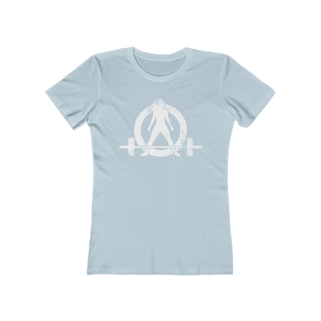 Women's The Boyfriend Tee - Distressed White Logo