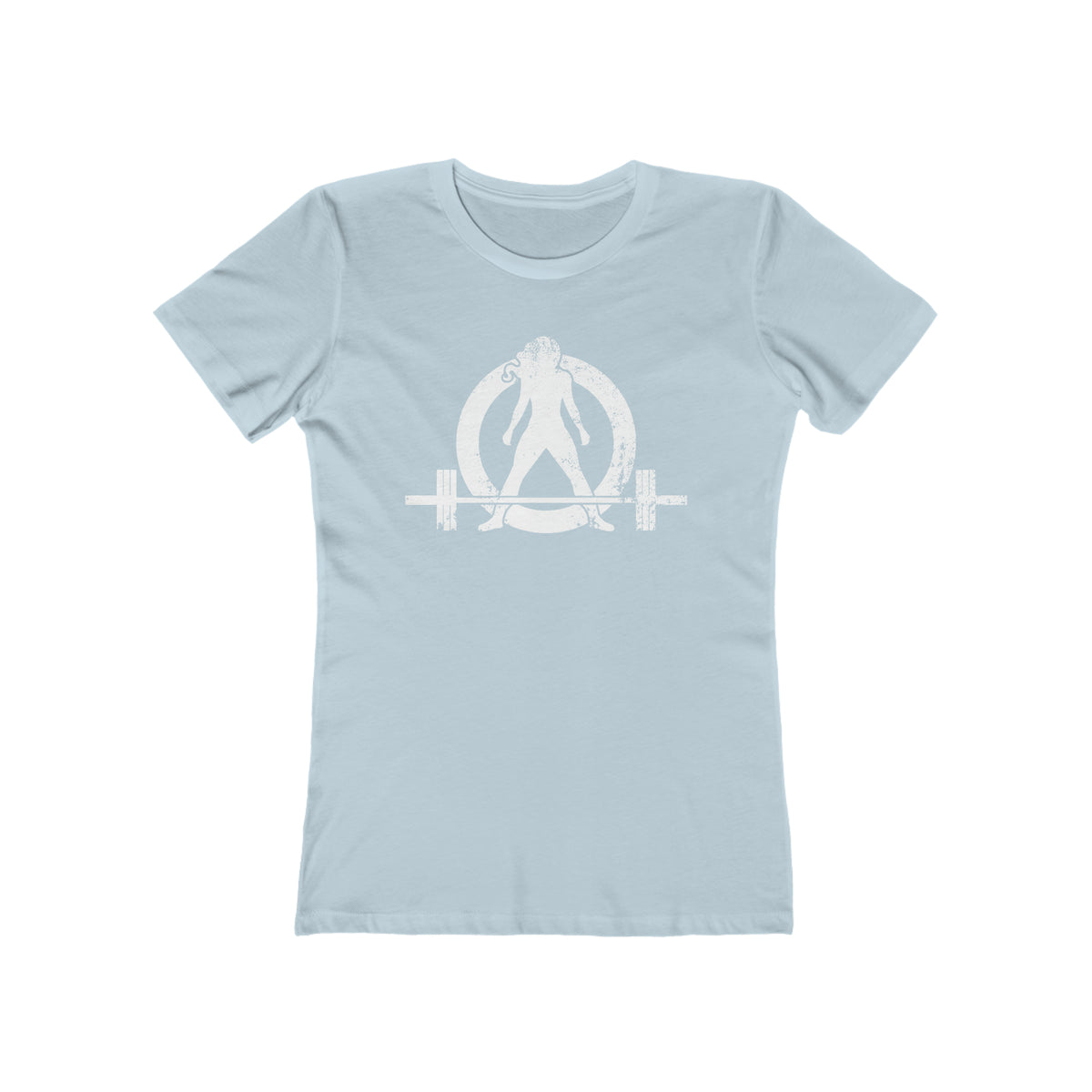 Women's The Boyfriend Tee - Distressed White Logo