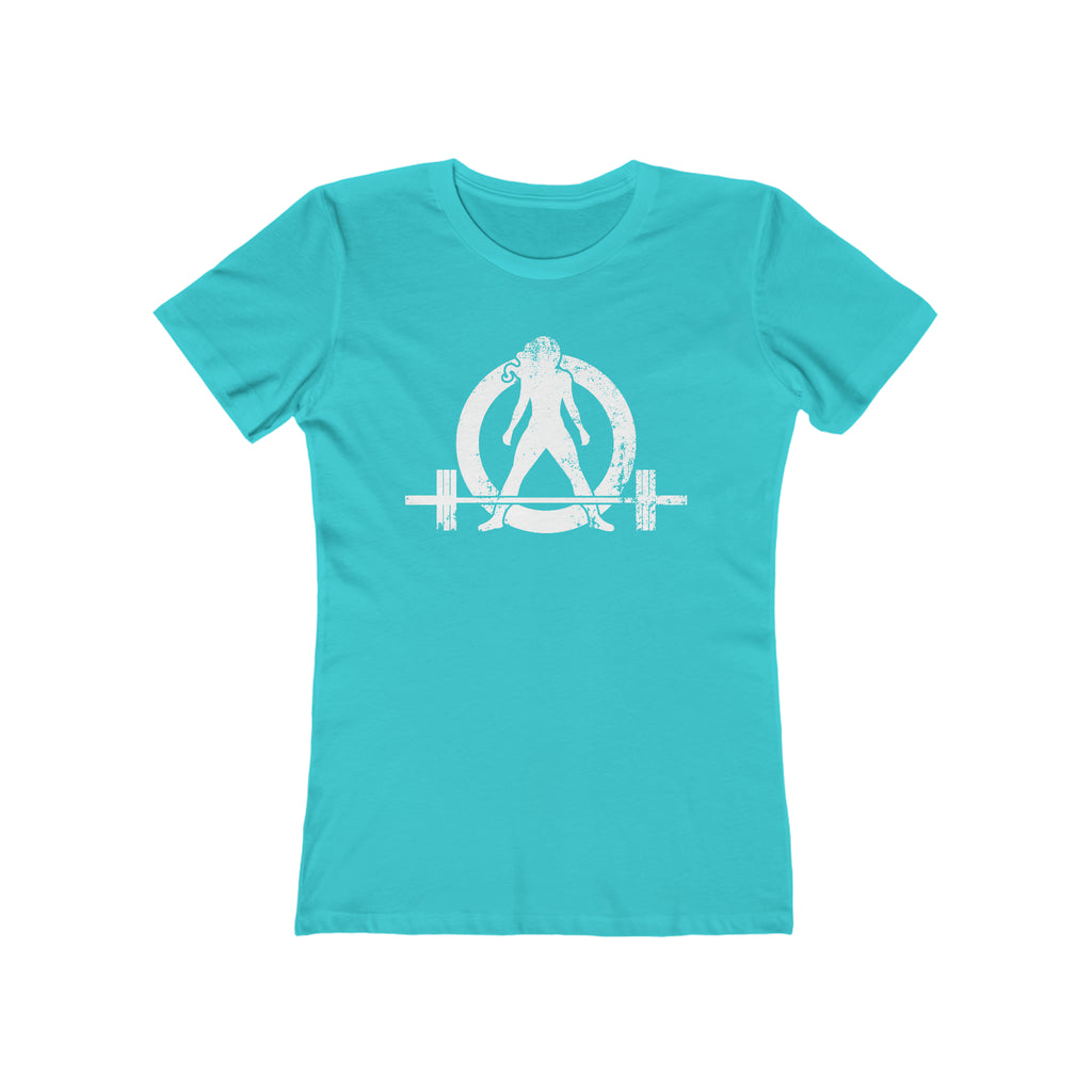 Women's The Boyfriend Tee - Distressed White Logo
