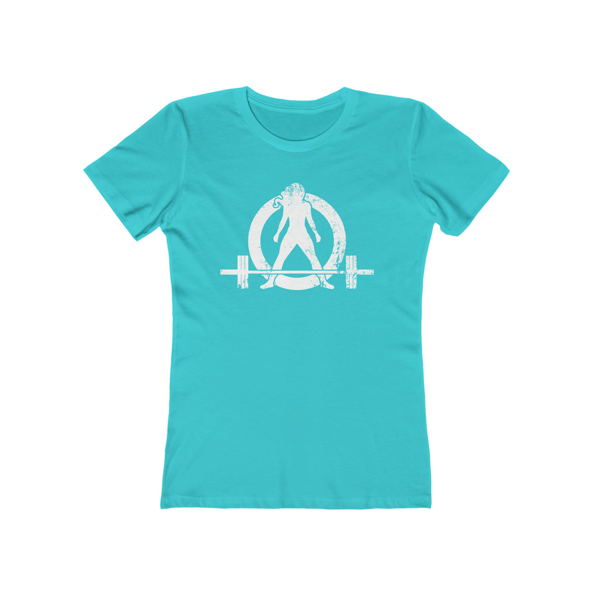 Women's The Boyfriend Tee - Distressed White Logo