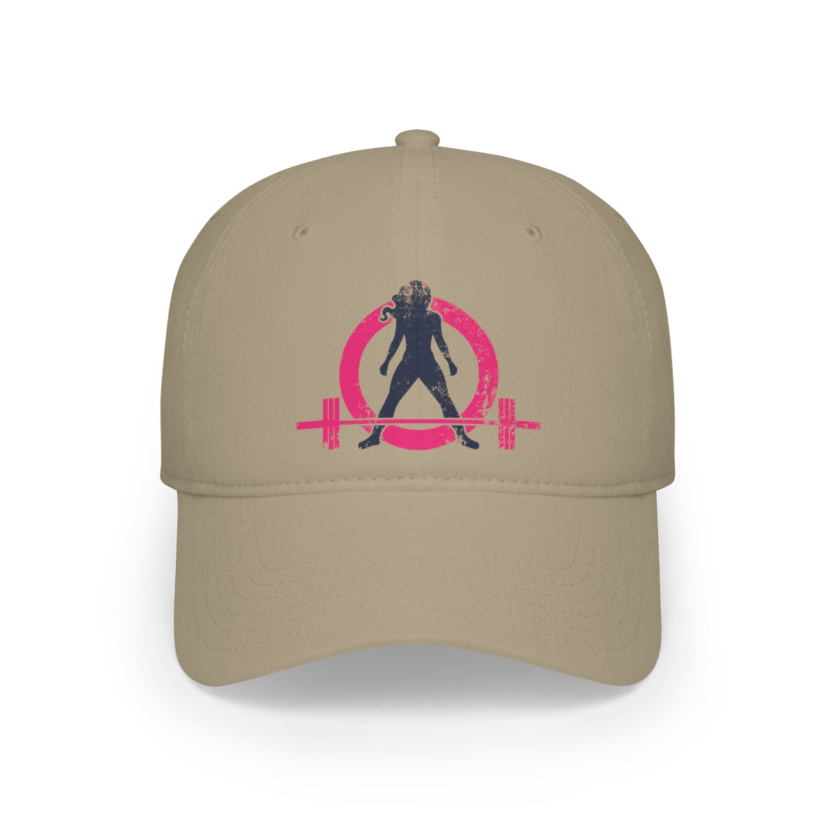 Low Profile Baseball Cap - Distressed Color Logo