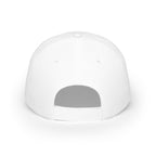 Low Profile Baseball Cap - Distressed Black Logo