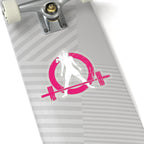 Kiss-Cut Stickers - Distressed White Logo