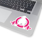 Kiss-Cut Stickers - White Classic Logo