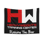 Indoor Wall Tapestries - Black Heavy Weights Training Center