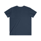 Classic Black Logo - Men's Fitted V-Neck Short Sleeve Tee
