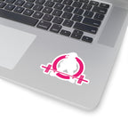 Kiss-Cut Stickers - White Classic Logo