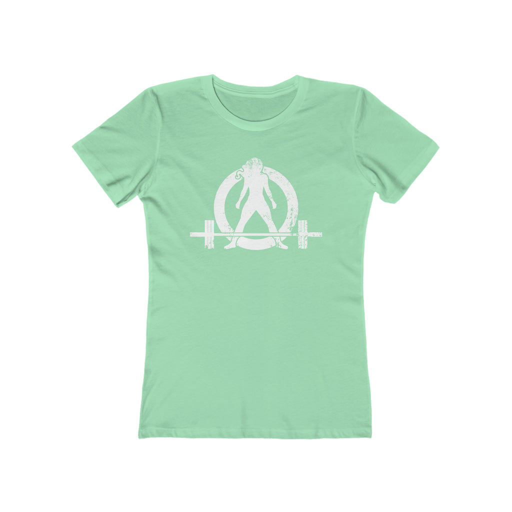 Women's The Boyfriend Tee - Distressed White Logo