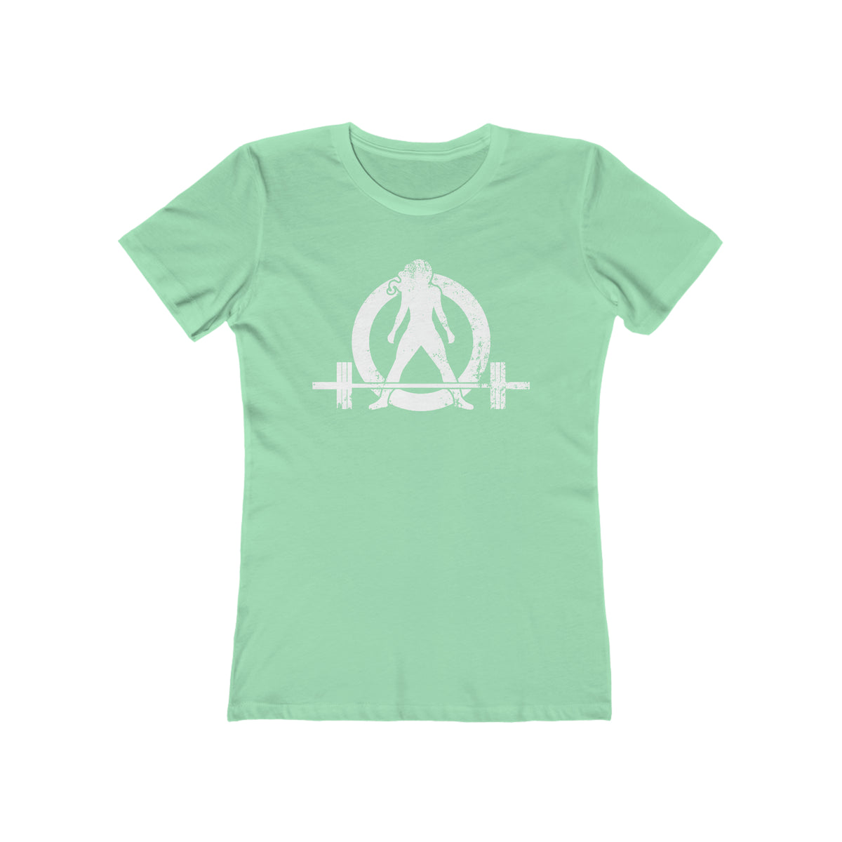 Women's The Boyfriend Tee - Distressed White Logo