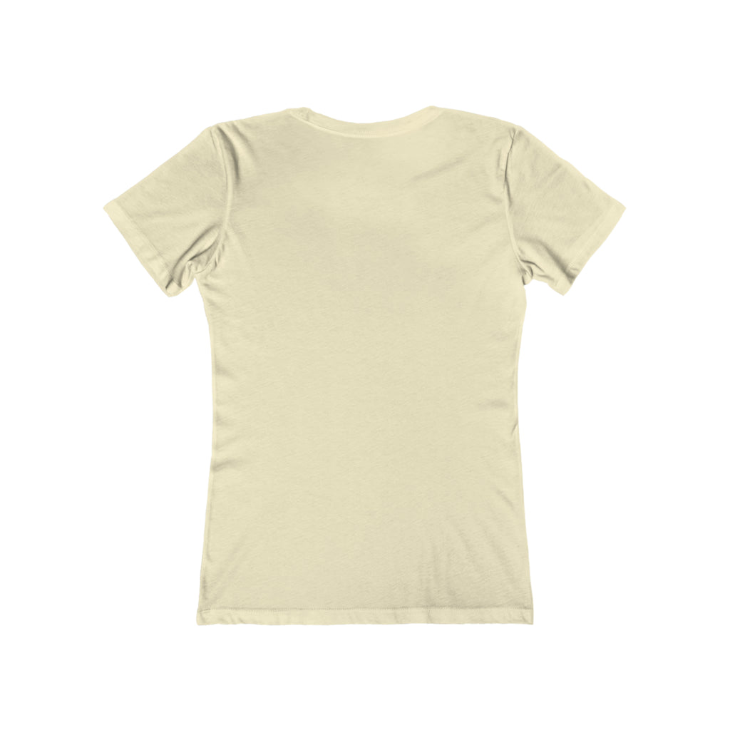 Women's The Boyfriend Tee - Distressed White Logo