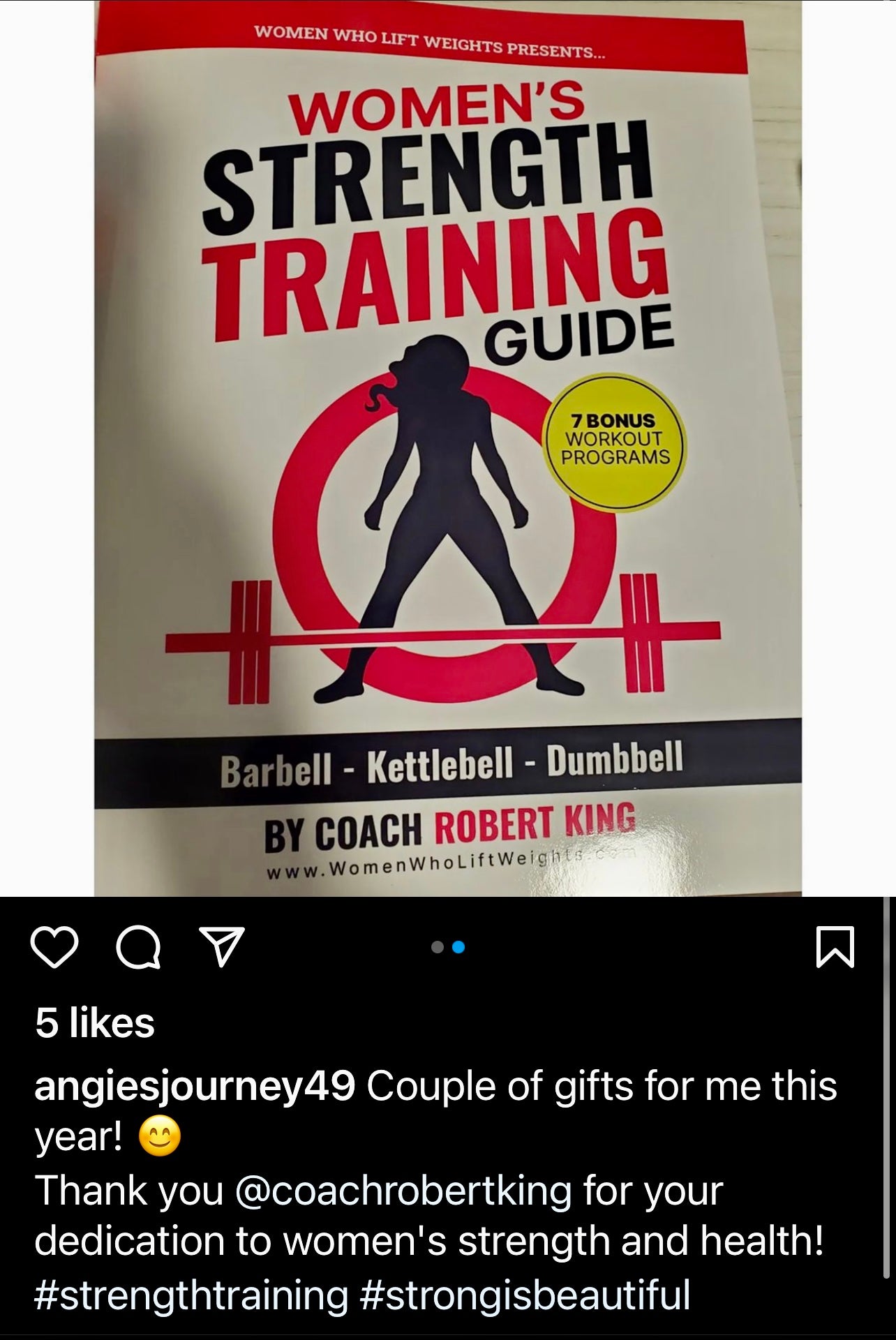 Women's Strength Training Guide - Softcover Version (Signed by Coach Robert King)