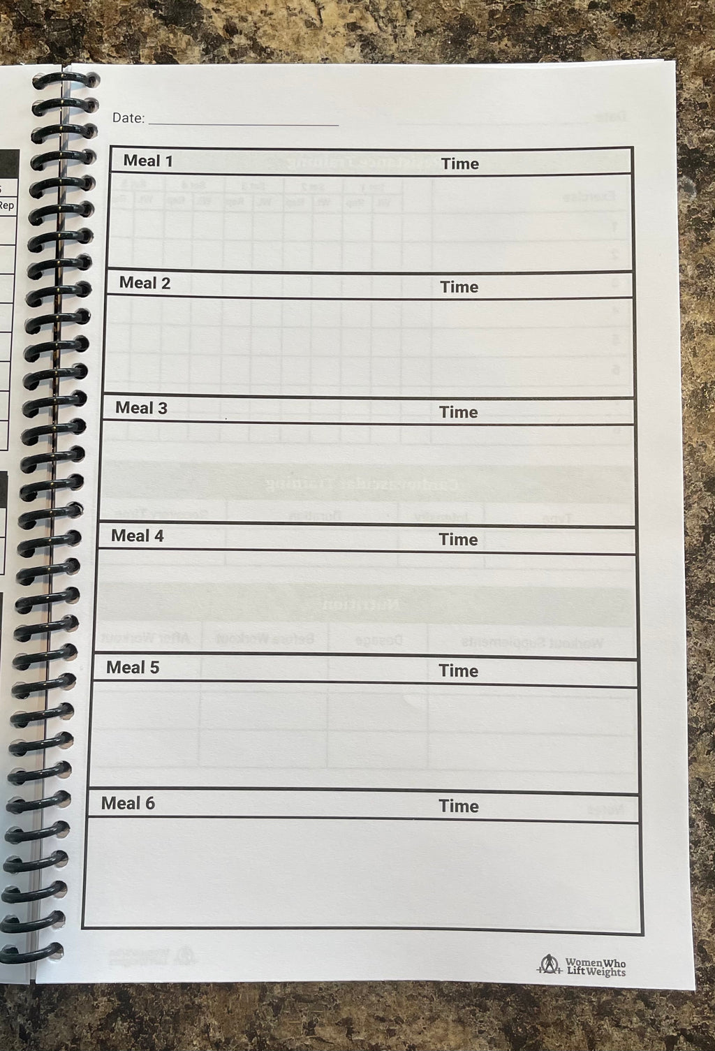WWLW Training Journal - Training, Supplements & Nutrition (Digital Version)