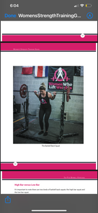 Women's Strength Training Guide - Digital Book